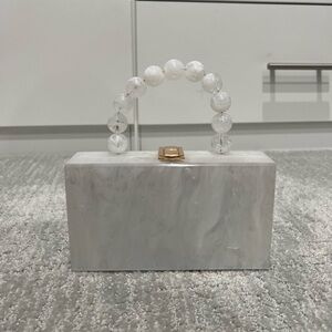 [Forever 21] White Iridescent Handbag Purse